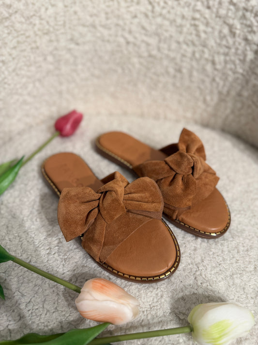 AUDREY - Camel Suede