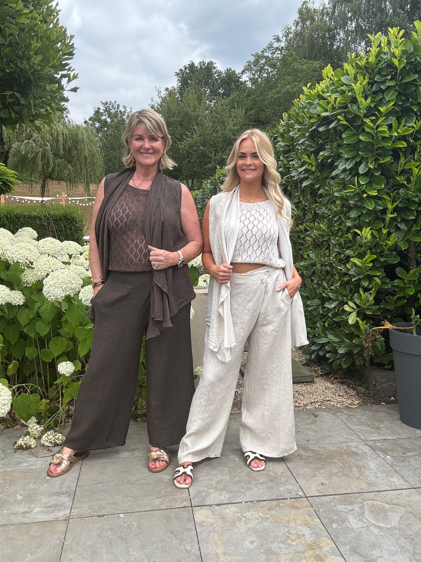 Overslag broek - Beige