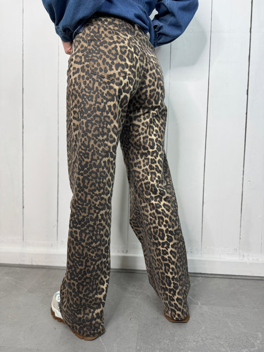 Leopard Wide Leg