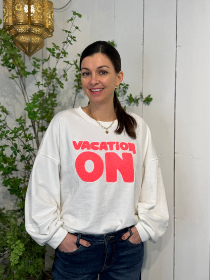 Vacation Sweater - Wit