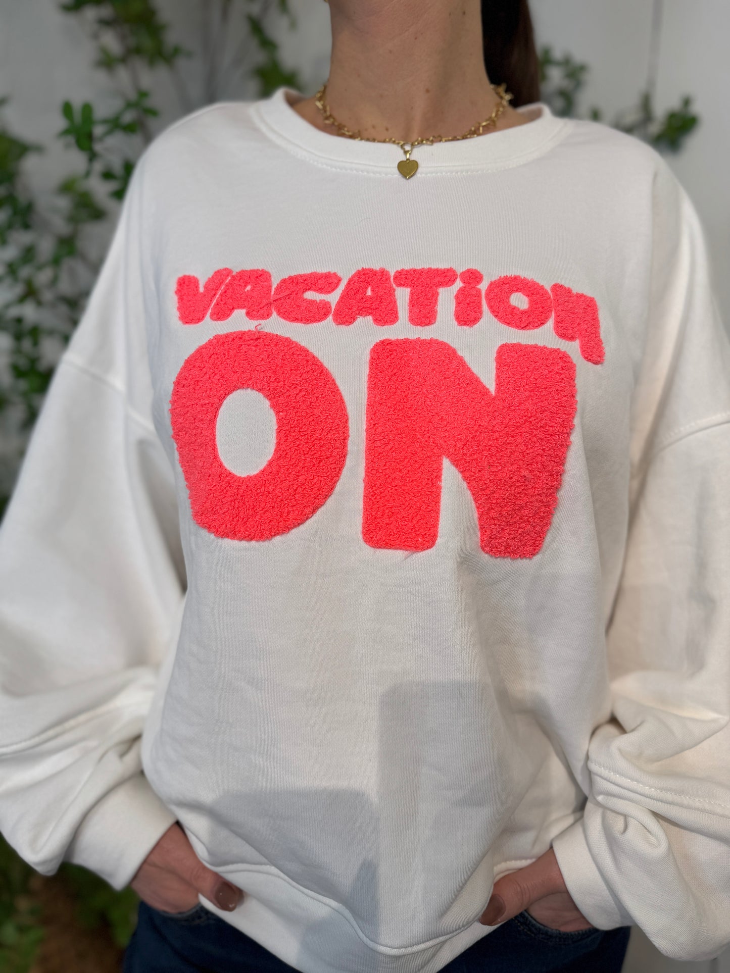 Vacation Sweater - Wit