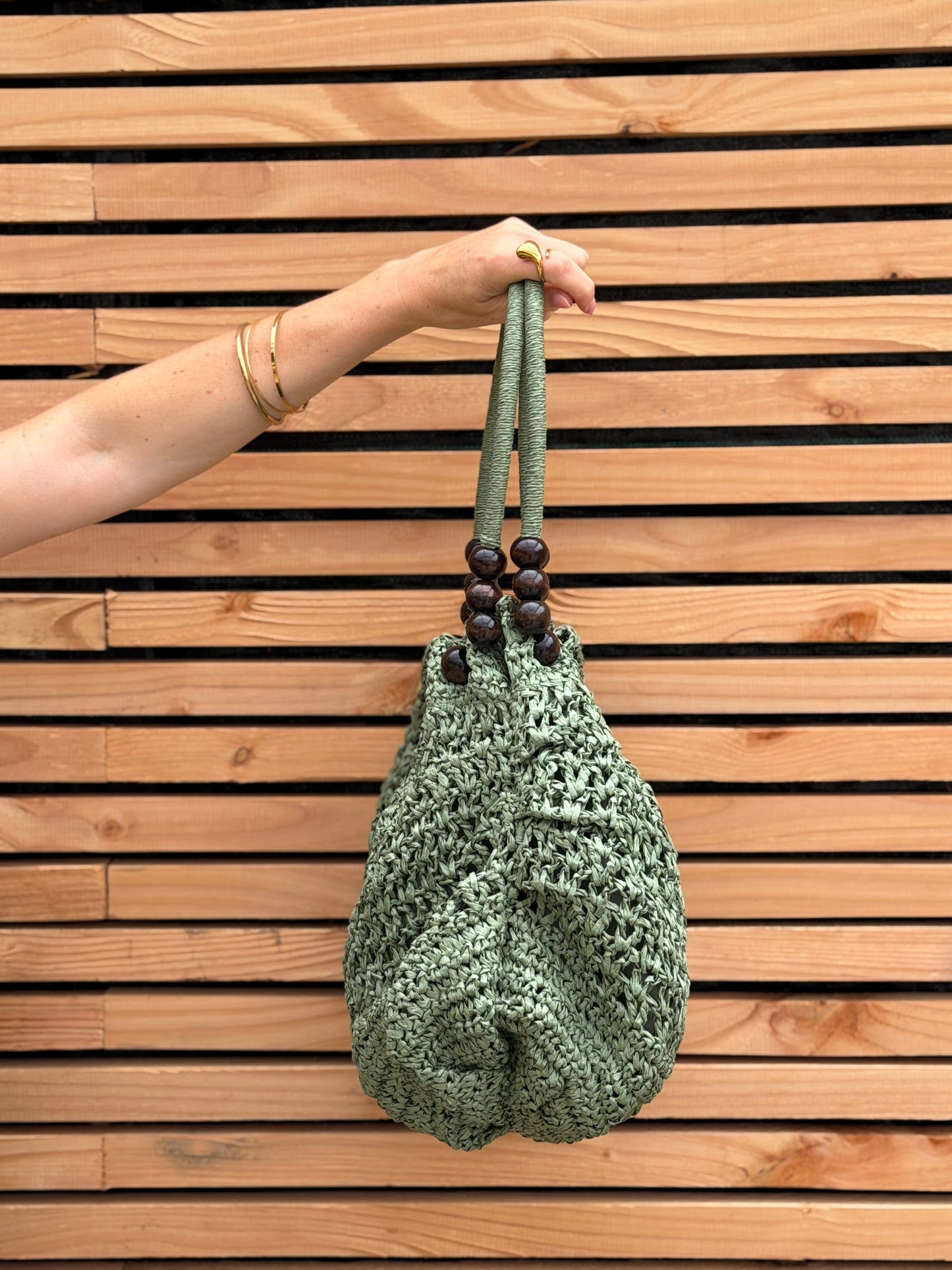 KNOPPY TAS - GROEN