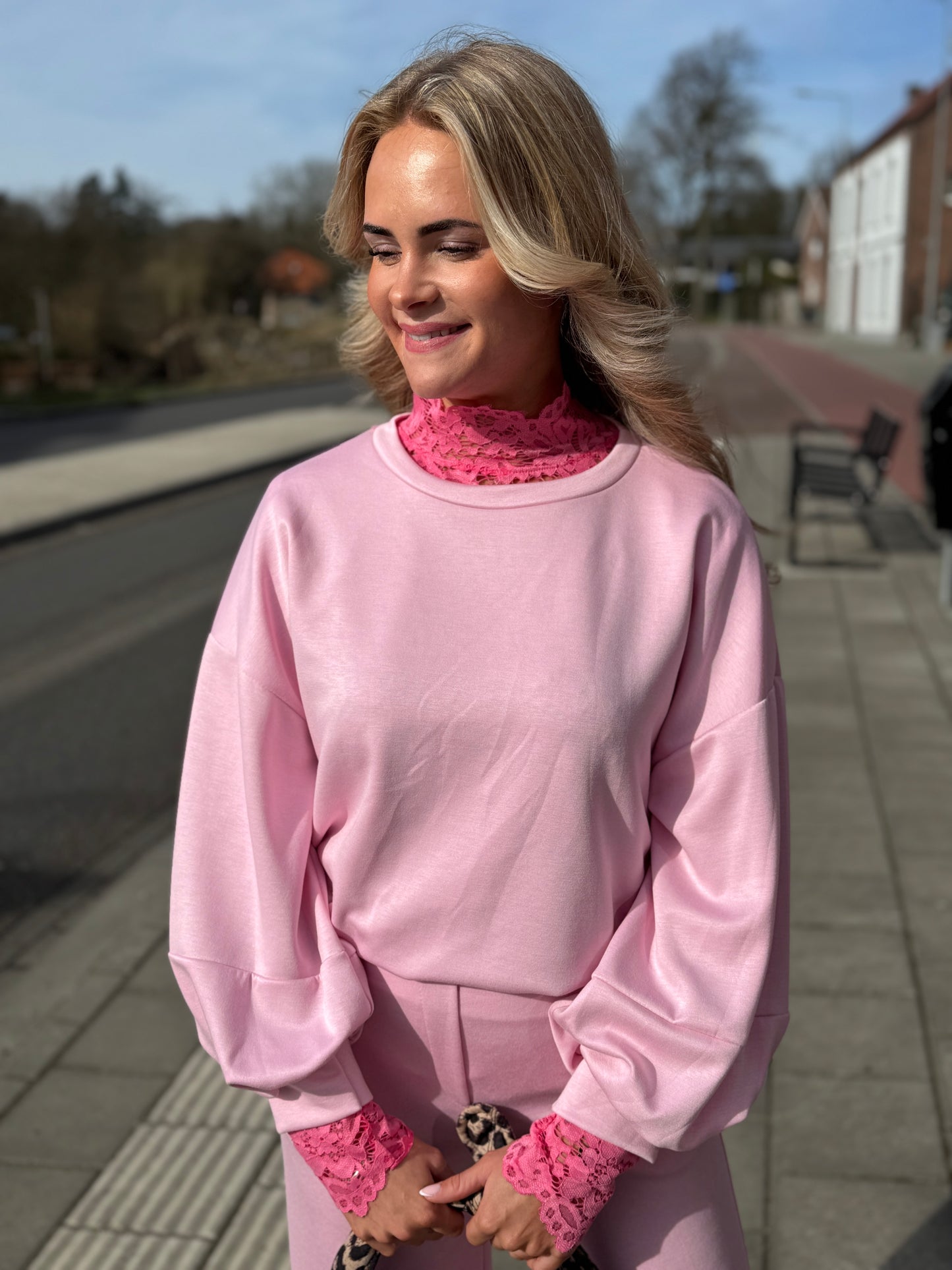 Azzera Sweater - Roze