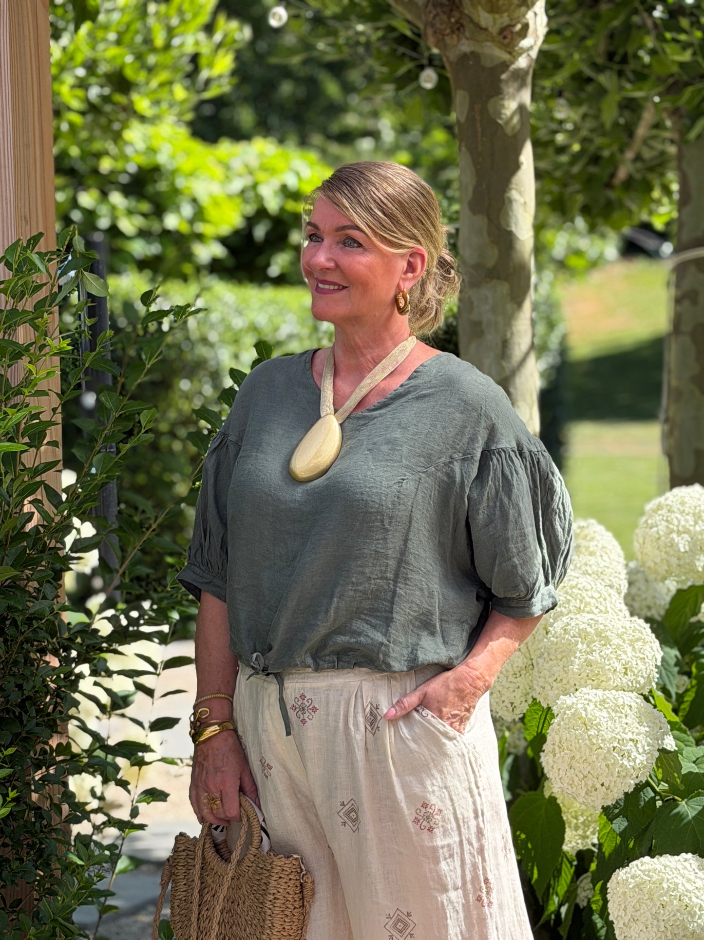 LONA BLOUSE - GROEN