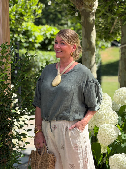 LONA BLOUSE - GROEN